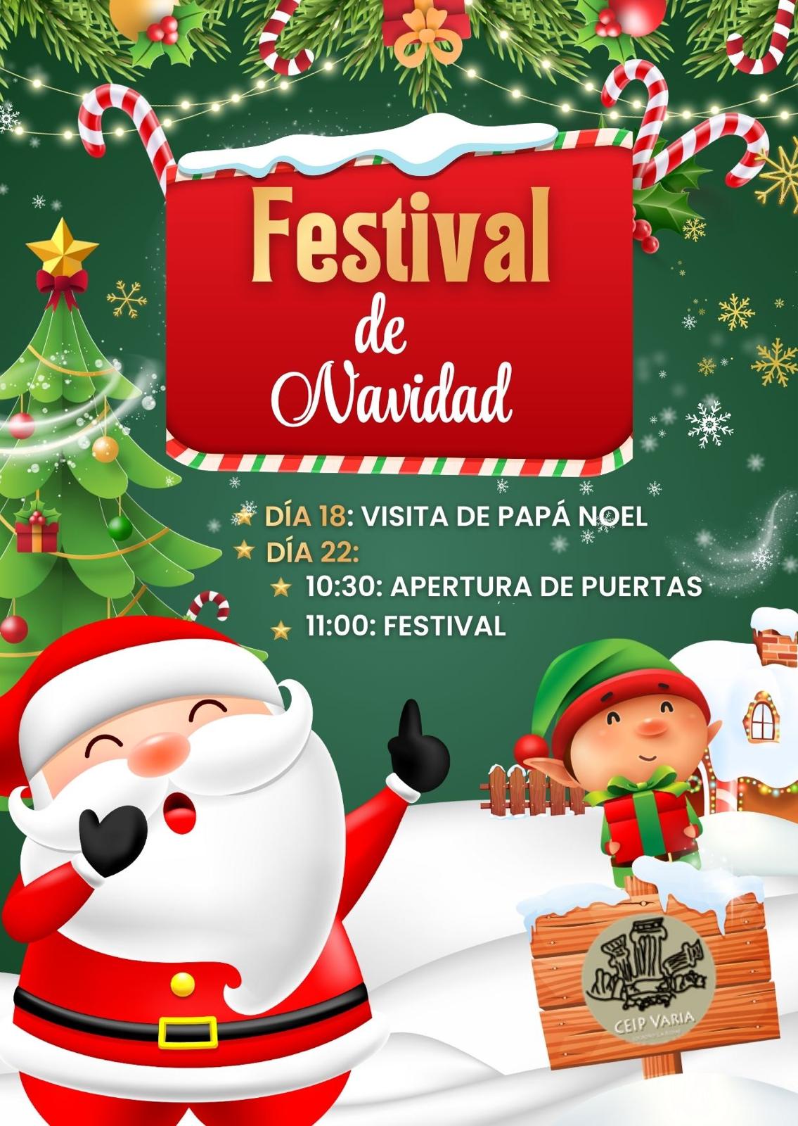Cartel Festival Navidad 2025